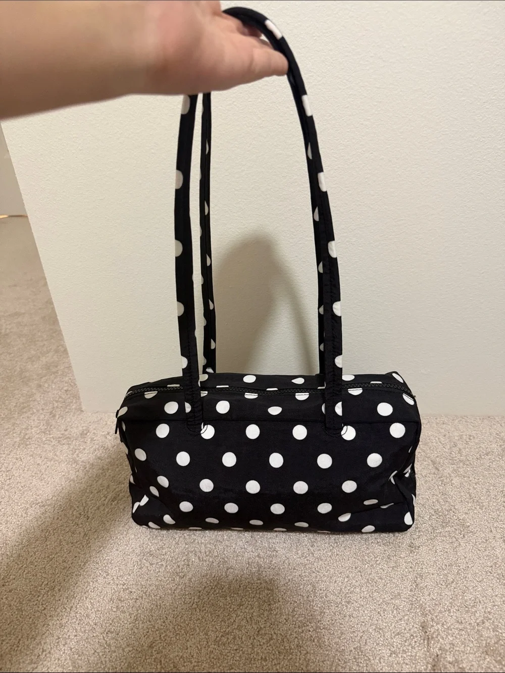 Baggu Polka dot bowler bag